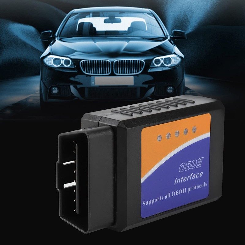 Qiilu 2-Code Reader, 2-II-CAN-BUS Car Diagnostic Tool Car Scanner Code