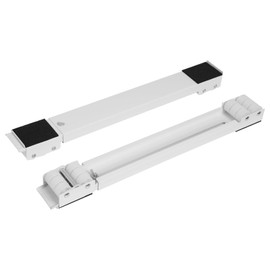 WUSILILU Adjustable Length Washing Machine Base Stand with Brakable Wheels, Movable Furniture Base Stand with Anti-slip Pad, Portable Base Stand for Refrigerator, Air Conditioner, Wardrobe, Table
