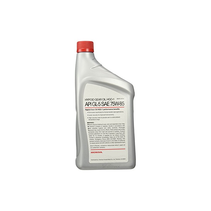 Genuine Honda 08200-9014 Hypoid Gear Oil Hgo-1 Gl-5 75W-85