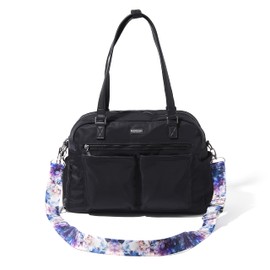 Baggallini Womens Wide Strap, Black Opal
