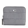 Coach Embossed Croc Billfold Wallet