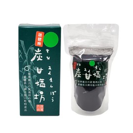 黒い炭甘塩坊 100g - 竹筒炭塩 詰替用