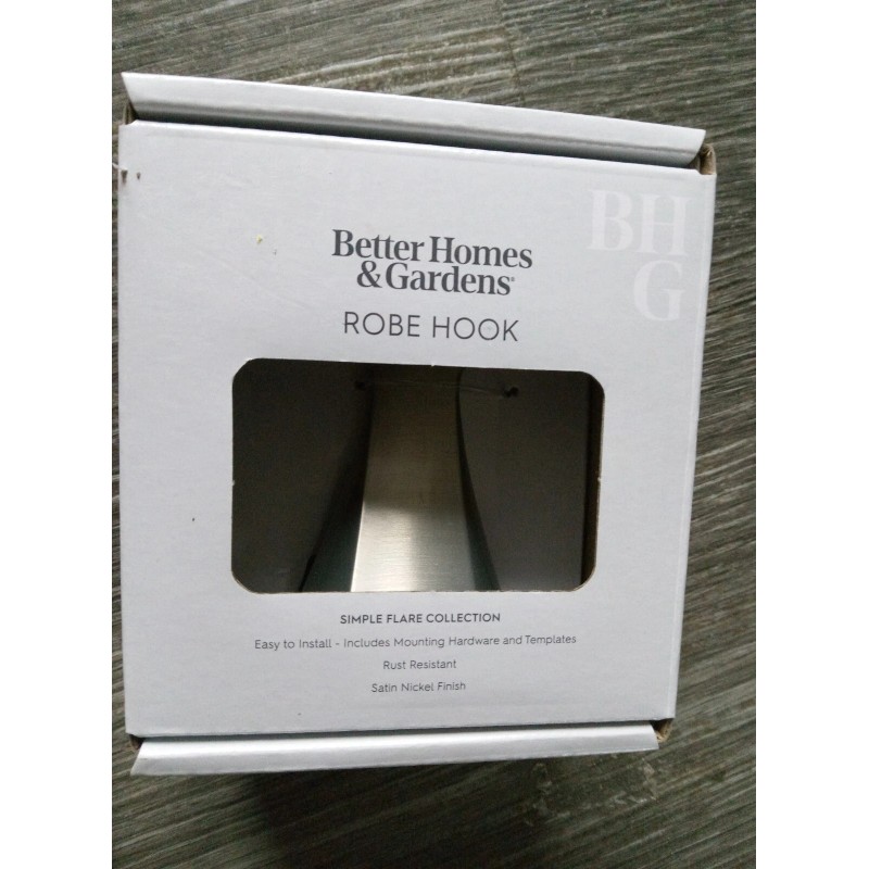 Better Homes & Gardens Simple Flare Style Wall Mount Robe