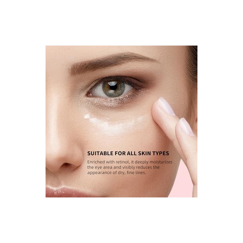 UJhay Retinol Eye Stick - Anti-Aging Balm with Caffeine &