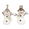 Alytimes 2Pcs Snowman Plush Toys, 35CM Christmas Teddy, Children, Snowman