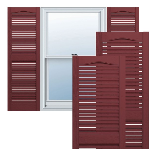 Mid-America 00011225078 Standard Size Cathedral Top Center Mullion, Open Louver