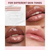 Hydrating Tinted Lip Blam, Natural Sheer Nude Lipstick Moisturizing Lipgloss,