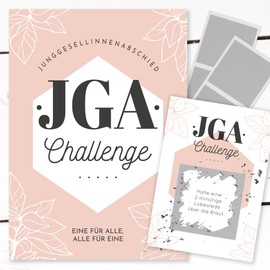 JGA Spiel für Frauen - 20 Rubbelkarten mit lustigen JGA Aufgaben für einen unvergesslichen Junggesellinnenabschied, JGA Ideen für Frauen