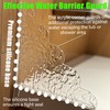 HOMUS Shower Splash Guard 2-Pack, Self-AdhesiveAcylic Bathtub Water Guards for