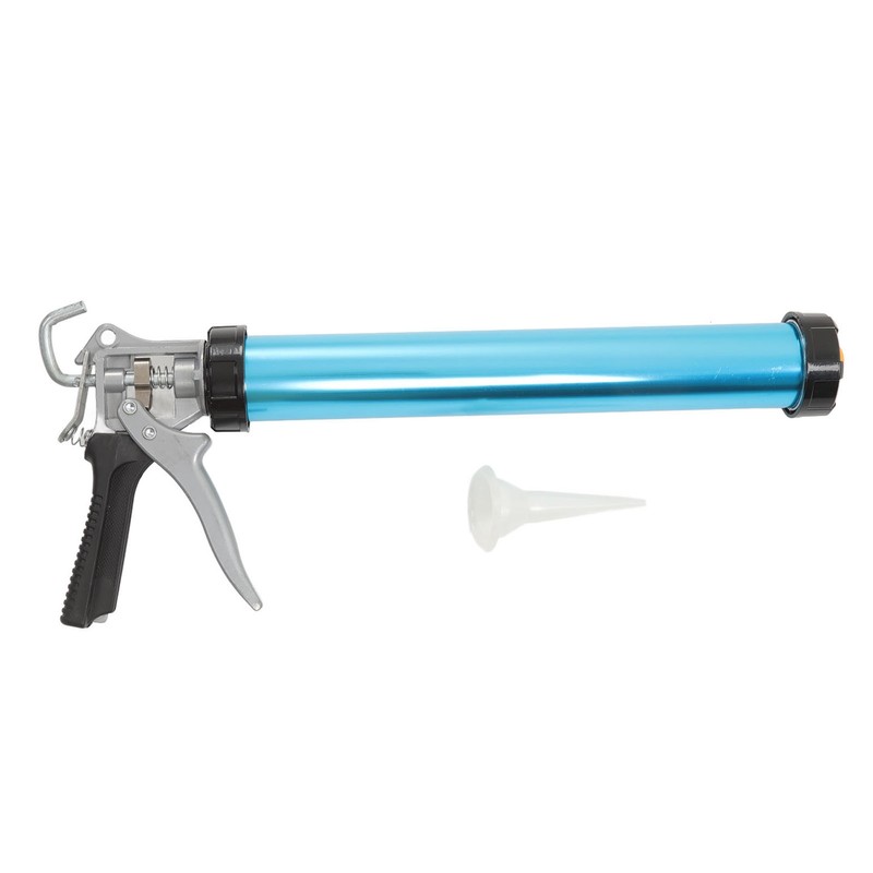 Professional Hand Caulking Gun Drip Free Aluminum Effort Saving Rotatable
