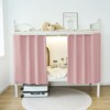 SIQITECHUK Bunk Bed Bottom Curtains Mid-Sleeper Tent Lightproof Cabin Canopy