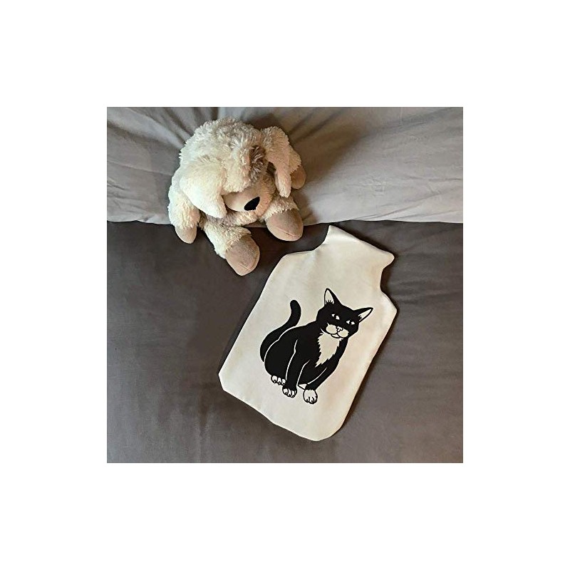 'Cat' Hot Water Bottle Cover (HW00000371)