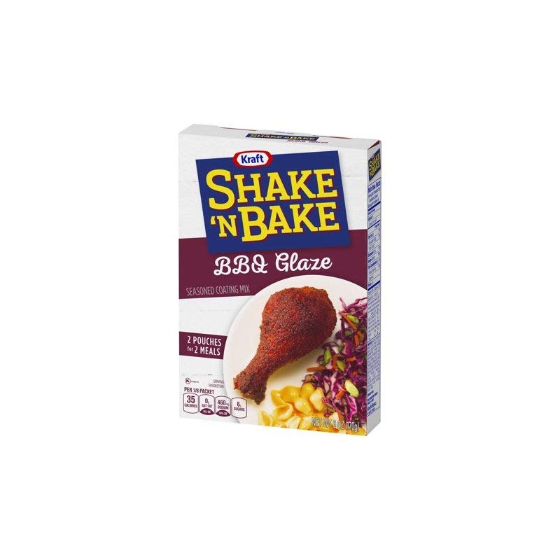 Kraft Shake 'n Bake BBQ Glaze Seasoned Coating Mix 6