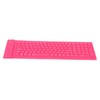 Foldable Silicone Keyboard 108 Keys Waterproof Full Sealing Design Mute