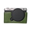 Rieibi Camera Case,PU Leather Half Case for Panasonic Lumix DC-S9