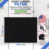 Range Hood Charcoal Filter 7.75” x 10.5” - Fits Broan