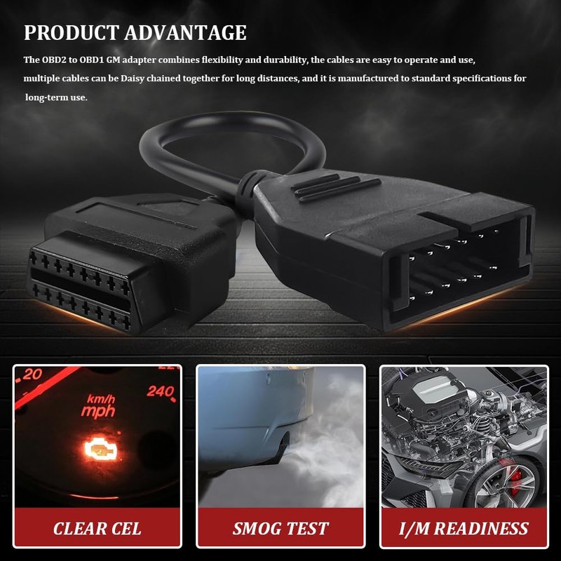 Lyxheth OBD1 to OBD2 GM Adapter, OBD1 Scanner, Car Diagnostic