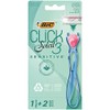 Bic Click 3 Soleil Sensitive Refillable Women's Razor, 30% Recycled