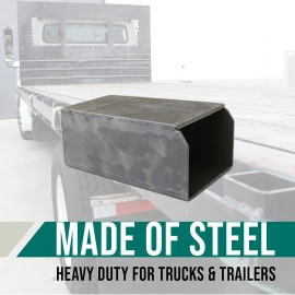 Boxer Tool Trailer Stake Pocket Weld On Sleeve Trucks and Trailers 4 Pack Bayer Style