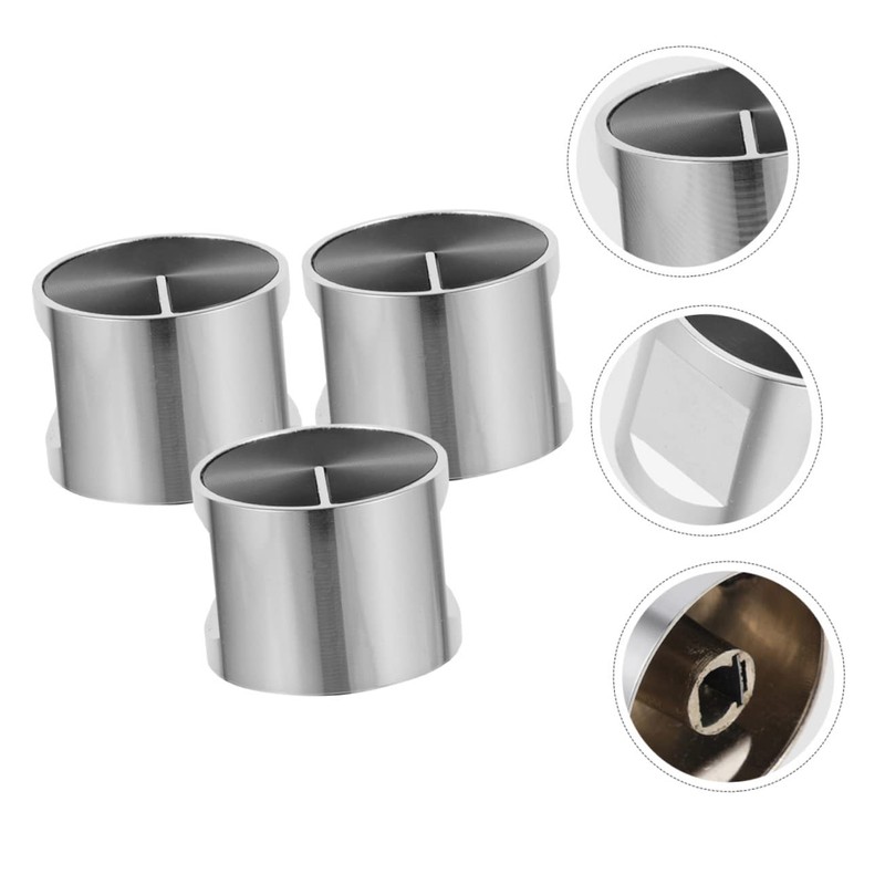 LIFKOME 3Pcs Gas Stove Knobs Replacement Control Knobs for Household