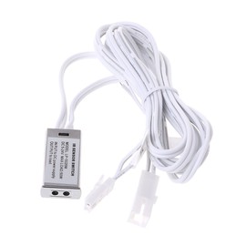 Shenxay 12V/24V Infrared Sensor Switch, Wardrobe Cabinet Door Light Control, 5A 60W, ON-OFF, Surface Mount, Push Button, Normally Open