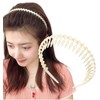Herbeluemily Headband Headband with Comb, Bangs Clip, Men's, Women's, Skin