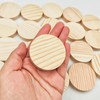 20PCS Pine Circle Plaque, 5x1cm Blank Unfinished Round Wooden Circles