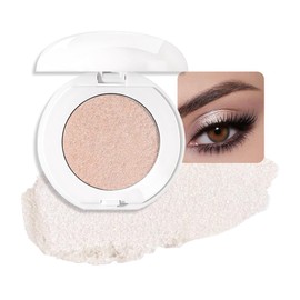 Hxssll Single Cream Eyeshadow,Peach Pink Shimmer Eye shadow Pallette,Long Lasting Glitter Eyeshadow,Soft Shimmer Eye Makeup,Vegan & Cruelty-Free Mini Eye shadow for Brown Blue Green Eyes. 03#