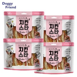 Chicken Star Charcoal Twisting 300g / 치킨스타 숯불꽈배기 300g x4강아지육포반려견육포강아지간식반려견간식반려동물전용간식훈련용간식