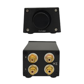 SOLUPEAK Stereo RCA Analog Signal Volume Controller HiFi Audio Line Volume Control attenuator for Home Audio