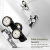 EaseLife Kit de herrajes para puerta corredera de bolsillo doble
