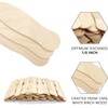 KTOJOY 55 Pcs Wooden Fan Handles 8 inch, Jumbo Craft