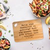 Mr. & Mrs. Panda Bamboo Chopping Board Saying "Warum sind