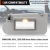 Sun Visor with Vanity Light for 2013-2018 Nissan Altima Without