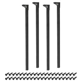 uxcell 4 Pcs Metal Folding Table Legs, Height 27.56 Inch / 700 mm Foldable Coffee Table Leg for Cupboard Cabinet Furniture Feet Home Decor