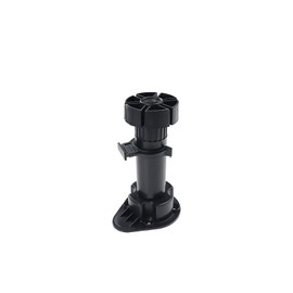 LC LICTOP 12pcs Black Cabinet Leveler Legs Adjustable Furniture Legs Adjusts from 120-150mm/4.72"-5.91"