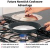 Futura Non-Stick Appachatty Breakfast Pan with Stainless Steel Lid 8.66