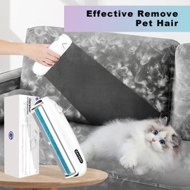 Garstor Pet Hair Remover Roller, Reusable Lint Roller for Pet Hair, Cat Dog Hair Remover for Furniture, Sofa, Carpet, Bedding, Self Clean Lint Remover-blue and white