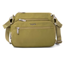 Baggallini Marais Crossbody, Sage Twill