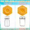 8 Pack Bee Feeder for Mason Jar Bee Watering Station