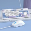 MageGee RGB Gaming Keyboard and Mouse Combo, GK980 Wired Backlit