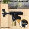 Slide Bolt Gate Latch Door Lock, Thickened Slide Bolt Latch