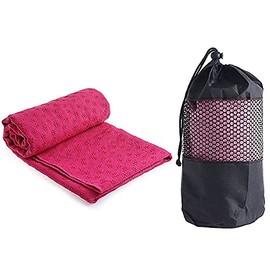 Yoga Towel Non Slip & Quick Drying - Yoga Mat Towel Non-Slip - Microfibre Towel Anti-skid Ideal for Hot Yoga,Gym,Pilates