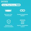 Intex 10 Foot Round Blue Solar Pool Cover Easy Use