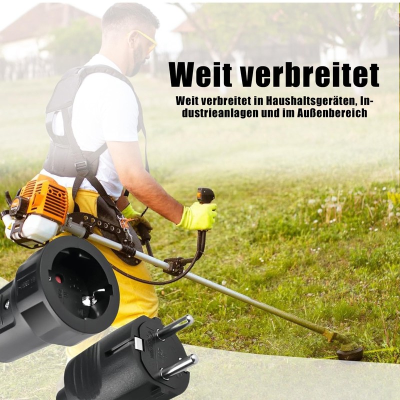 Schuko Plug Coupling: Schuko Plug Outdoor 250 V 16 A