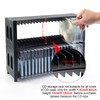 alavisxf xx CD Storage Rack, Upgrade 2 Pack Stackable ABS