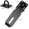 Padlock Hasp 4 Inch Door Hasp Latch Lock Stainless Steel