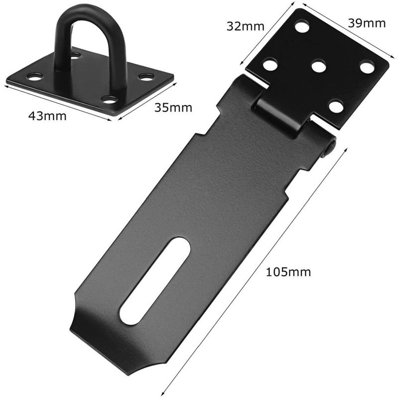 Padlock Hasp 4 Inch Door Hasp Latch Lock Stainless Steel