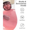 Plum Pink Jelly Nail Gel Glue Polish, 15ml Skin Tone