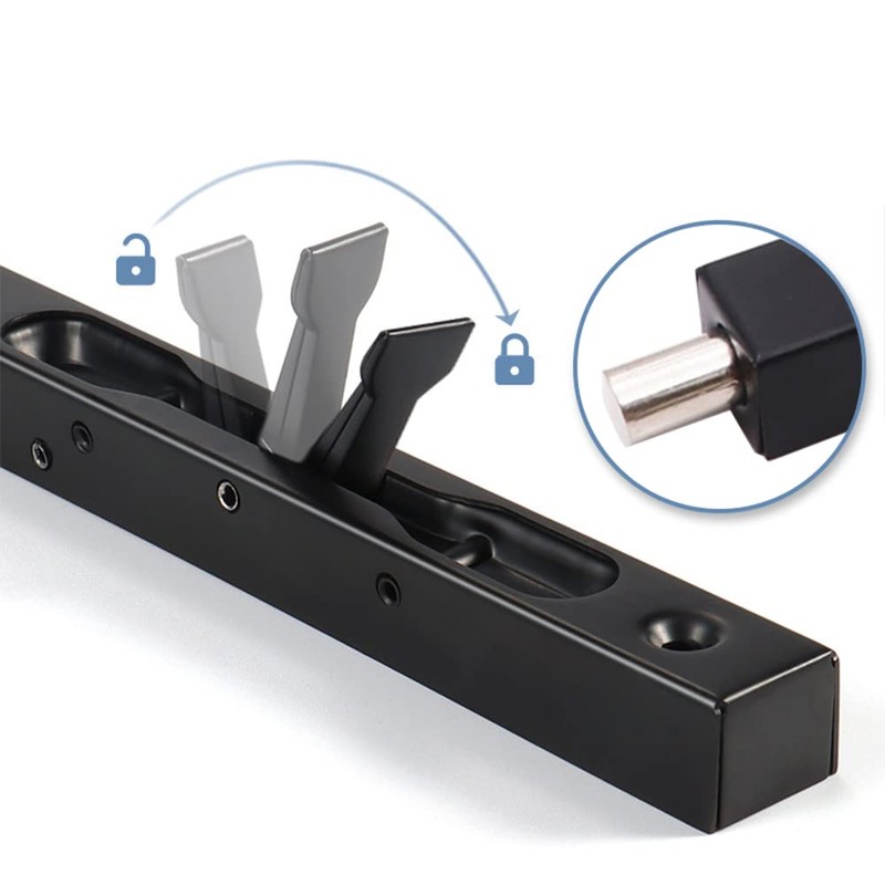 WANLIAN 6 inch Door Bolts,Door Slide Bolt Lock Door Flush